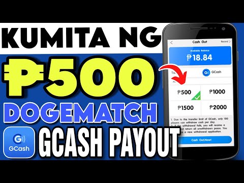EARN ₱500 GCASH: DOGEMATCH APP REVIEW – PLAY AND EARN GCASH FOR FREE!