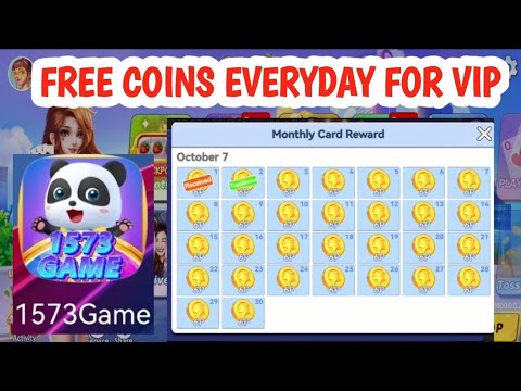 FREE COINS FOR 30 DAYS PARA SA VIP PLAYERS || 1573 GAME LANG YAN