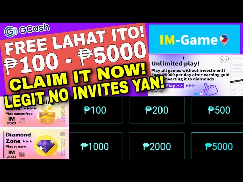 FREE ₱100 – ₱5000 AGAD! NEW FREE EARNING SITE 2023 | LEGIT GCASH EARNING SITE IM-GAME 2023
