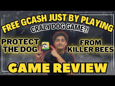FREE GCASH BY PLAYING CRAZY DOG! | JUST PROTECT THE DOG FROM KILLER BEES | GAME REVIEW