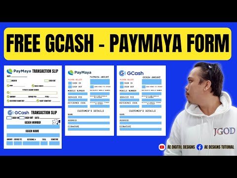 FREE GCASH PAYMAYA TRANSACTION FORM | PNG HIGH RESOLUTION | READY TO PRINT A5 SIZE