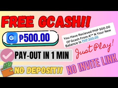 FREE GCASH PHP 500.00 PAY-OUT IN 1 MIN NO DEPOSIT NO INVITE LINK ( NEW EARNING APP)