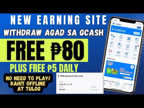 FREE P80 GCASH AGAD AFTER SIGN UP | LIBRE P5 DAILY | P430 EARN DAILY | NO EFFORT | DIRECT TO GCASH