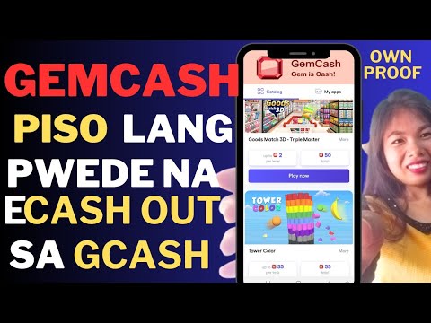 GEMCASH: PISO LANG PWEDE NA E-CASH OUT SA GCASH! WITH OWN PROOF OF PAYOUT| GEMCASH APP REVIEW