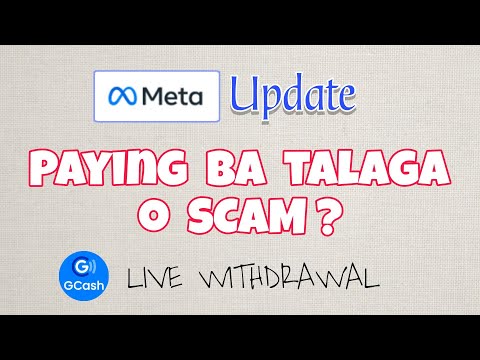 Meta Update | Free ₱ 20 after Registration | Earn Daily direct Withdraw to GCASH | LIVE WITHDRAWAL