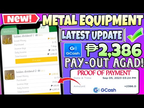 METAL EQUIPMENT LATEST UPDATE✅ | ₱2,386 GCASH PAY-OUT | LEGIT 100% PAYING | INVEST NOW TO MAKE MONEY