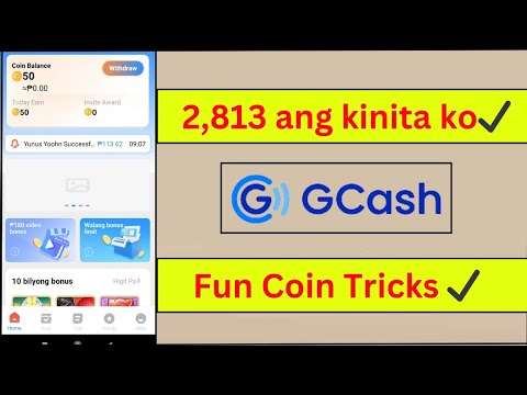Paano ako kumita ng 2,813 sa Gcash? ng libre? | Free earning apps | Fun Coin how