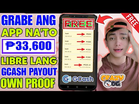 PAYOUT FREE ₱33,600 (GCASH): 101% NO PUHUNAN! EARN GCASH MONEY 2023 – CRAZY DOG APP