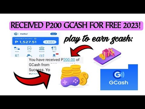 RECEIVED P200 GCASH FREE! EARN GCASH MONEY 2023.