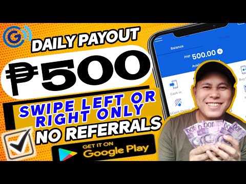 SWIPE LEFT OR RIGHT ONLY! ₱500 GCASH PAYOUT NA AGAD: WALANG REFERRAL BONUS, WALANG PUHUNAN(EASY)