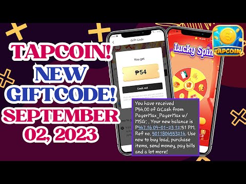 TAPCOIN Application FREE GIFTCODE (SEPTEMBER 02, 2023)! | Libreng Kita 2023