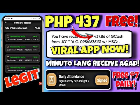 VIRAL PAYING APP INSTANT ₱437 FREE DIRECT GCASH AGL APP REVIEW MINUTO LANG RECEIVE AGAD PAYOUT KO!