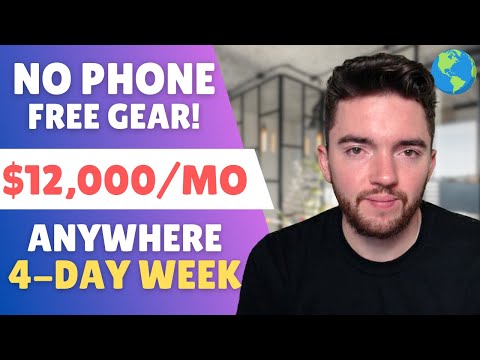 $12,000/MONTH NO PHONE Remote Online Jobs Anywhere Worldwide 4-Day Week