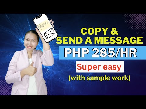 Earn Php285 Per Hour BY MESSAGING! FLEXIBLE HOURS | Sincerely Cath