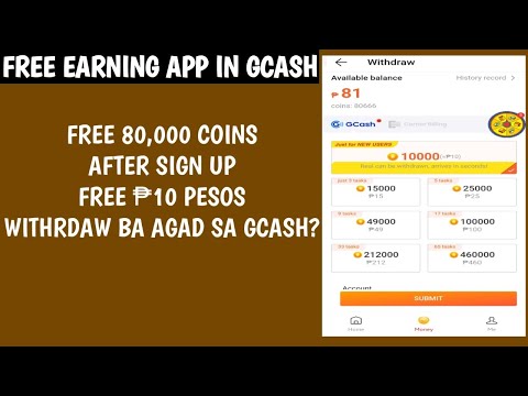 New Earning App || Free 80,000 Coins || 10 Pesos Pwde Withdraw Agad sa Gcash || How to Play and Earn