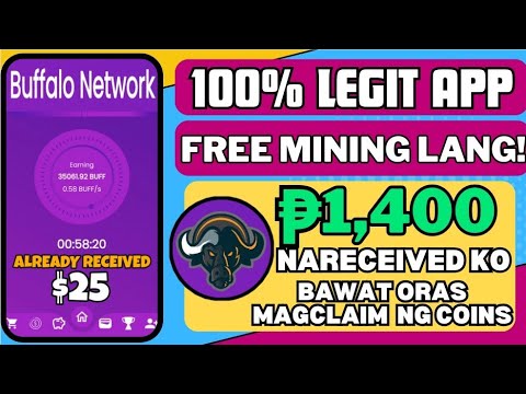 NEW LEGIT APP: ALREADY RECEIVED ₱1,400[$25] LIBRE LANG KITAIN|BUFFALO NETWORK#makemoneyonline