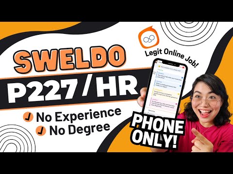 SWELDO: P227/HOUR | NO EXPERIENCE & NO DEGREE | USING PHONE ONLY: Legit Online Job