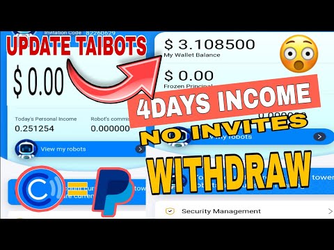 UPDATE TAIBOTS: EARN FREE $3.5 4DAYS INCOME DIRECT SA GCASH/MAYA NO INVITES || PAANO MAG WITHDRAW