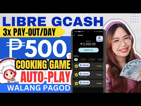AUTO-PLAY COOKING GAME! 3x PAY-OUT PER DAY ₱500 FREE GCASH | WALANG PAGOD | NEW RELEASE APP