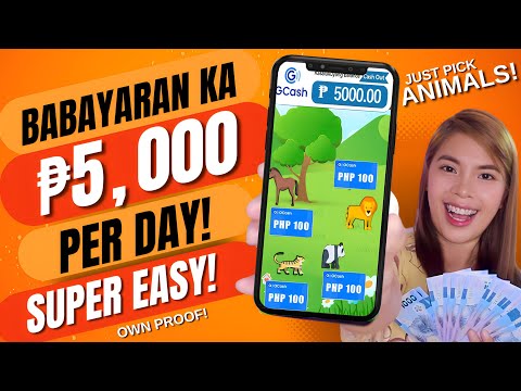 FREE GCASH: P5,000/DAY #1 HIGHEST PAYING LEGIT APP KAHIT NO INVITES! JUST PICK ANIMALS! OWN PROOF