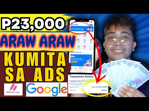 FREE P50 GCASH KUMITA AKO SA ADS NG OPS! KUMITA AKO NG P23000 DITO! EARNING APP FOR GCASH MONEY 2023