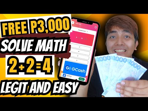 KUMITA AKO NG P3,000 SA GCASH  SAGOT LANG NG BASIC MATH GAMIT ANG CELLPHONE | SUPER EASY LEGIT APP