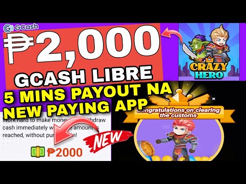 LEGIT PAYING APP : FREE ₱2,000 + ₱400 GCASH AGAD! CRAZY HERO APP 100% PAYING INSTANT CASHOUT