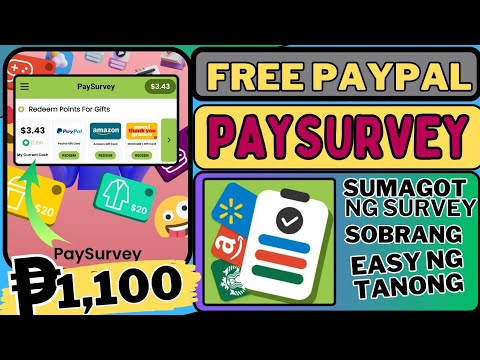 NEW PAYING APP 2023: KUMITA NG 20$(₱1,100 FREE PAYPAL)PAYSURVEY APP REVIEW | #makemoneyonline