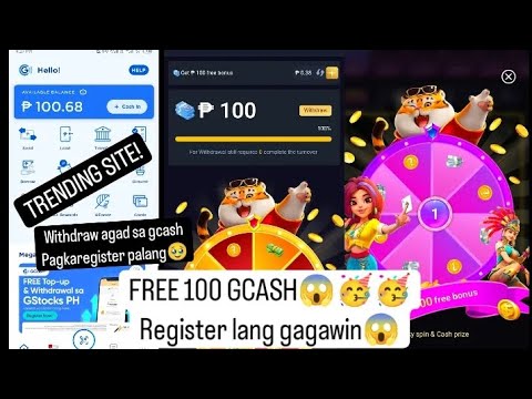 FREE 100 GCASH SA PAGREGISTER LANG! WITHDRAW AGAD GCASH PAGKASIGN UP PALANG🥳