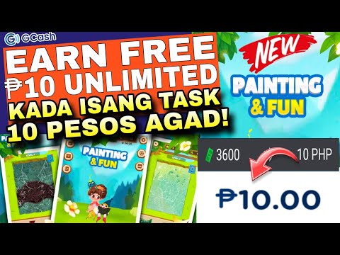 NEW PAYING APP : EARN FREE ₱10 GCASH UNLIMITED NO INVITES | PAINTING & FUN APP | NEW PAYING APP 2024