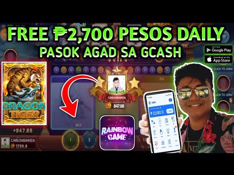 FREE ₱2,700 PESOS PASOK AGAD SA GCASH MO | DRAGON VS TIGER TIPS AND HOW | RAINBOW GAME HOW