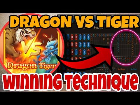 DRAGON VS TIGER WINNING TECHNIQUE || DRAGON VS TIGER HOW