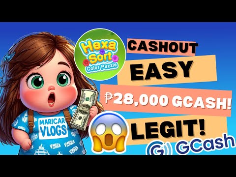 Taptap lang may ₱28k agad sa Gcash • Tagalog Honest Review • Hexa Sort Color Puzzle Legit or Fake