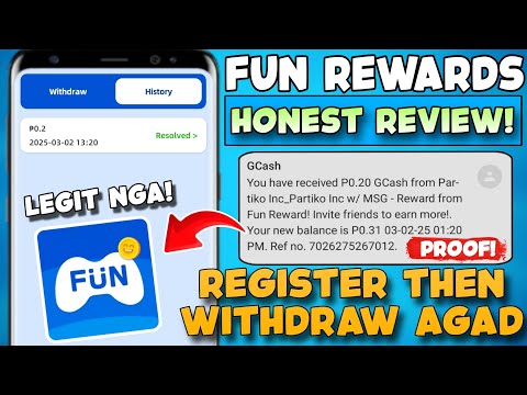 Free GCASH sa Fun Rewards (After Register Withdraw Agad Tips & How 2025) Legit Earning App