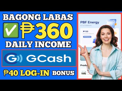 BAGONG LABAS✅ P360 GCASH DAILY INCOME* FREE P40 LOG-IN BONUS AT UNLI P10 DAILY BONUS. HONEST REVIEW