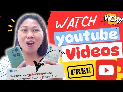 FREE APP 2025: I EARNED ₱550 GCASH FREE! WATCH YOUTUBE VIDEOS ONLY