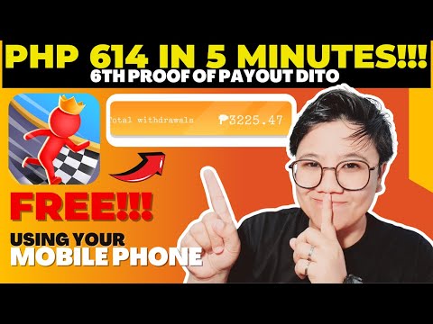 FREE KO LANG NAWITHDRAW ANG PHP 3,225.47 GAMIT ANG MOBILE PHONE | MAGLALARO KA LANG | #earningapp