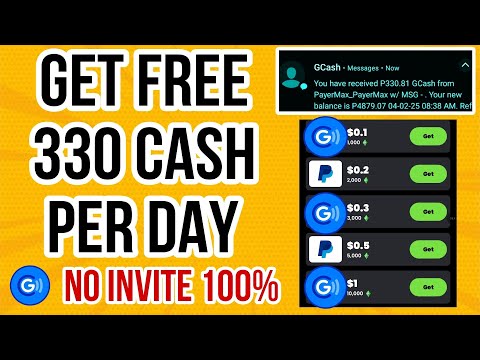 GET FREE CASH NOW: NEW APP 2025: SIGN UP AND CASHOUT AGAD | 100% NO INVITE APP | LEGIT GCASH APP