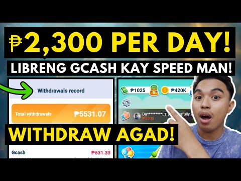 LIBRENG P2,300 GCASH PER DAY KAY SPEED MAN APP! KUMITA NG 20K SA PAGLALARO LANG! SPEED MAN APP