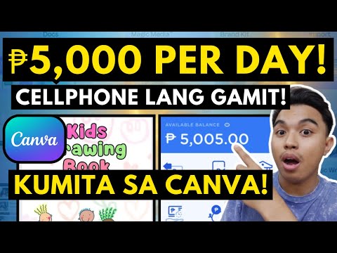 P5,000 PESOS DAILY KAY CANVA! HOW TO EARN MONEY USING CANVA 2025? SELL DIGITAL PRODUCTS ON RAKET PH