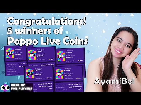 Poppo Live. Free coins from CocoDP