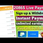 2086$ Live Withdrawal | Unlimited PayPal earning app in Philippines | PayPal,GCash,Dana Earning App