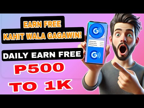 EARN FREE 500 GCASH  AGAD EARN UPTO 1K GCASH KAHIT WALA GAGAWIN  MAG EARN KANA SA GCASH NG LIBRE💸✅