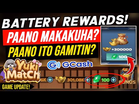 Yuki Match Battery Rewards – Paano Makakuha at Gamitin? | New GCash Game 2025