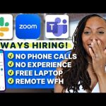 $3K Sign On Bonus! 🎉 | 4 Work From Home Jobs That Are Always Hiring (+ Free Laptop Provided) in 2025