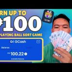 Earn Up to ₱100 GCash by Playing Ball Sort Game | No Investment Needed!