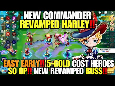 ENGLISH | THE NEW REVAMPED BUSS IS NOW HARLEY! SO OP! FULL EXPLANATION & GUIDE #mcgg #magicchessgogo