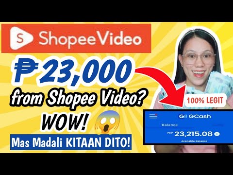 Grabe ₱23,000 sa SHOPEE VIDEO |Bagong Pagkakakitaan MISMO sa SHOPEE APP| Try mo na rin| 100% Legit