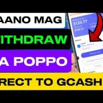 How To Cash Out On Poppo Direct To Your Gcash #poppoliveapp