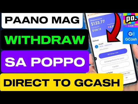 How To Cash Out On Poppo Direct To Your Gcash #poppoliveapp